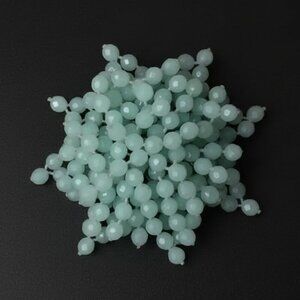 ✨ Enchanting Whispers - Vintage Western Germany Blue Amazonite Beaded Brooch ✨